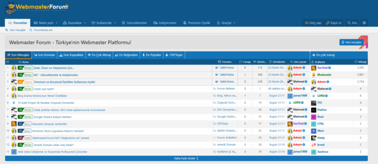 Webmaster Forum