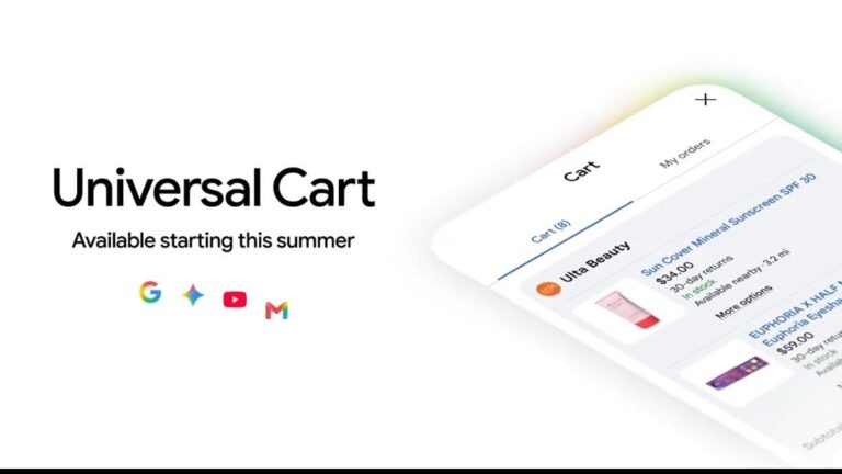 Google Universal Cart kozmik bir alışveriş sepeti sunuyor