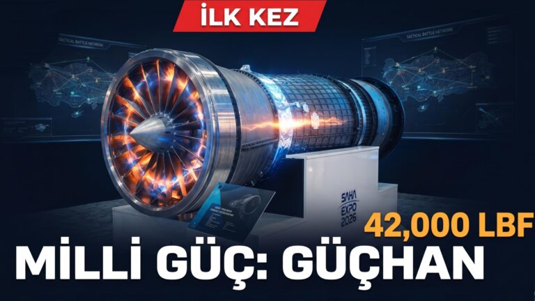 SAHA 2026’nın en büyük sürprizi: MSB AR-GE’nin GÜÇHAN turbofan motoru birinci kere sahnede