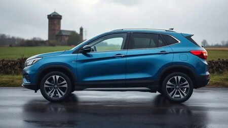 Nissan Rogue Hybrid ABD’de 35.490 dolardan satılıyor Nissan Rogue Hybrid'in mavi metalik kaportası ve yandan gövde hattını gösteren temsili kare (Temsili görsel)