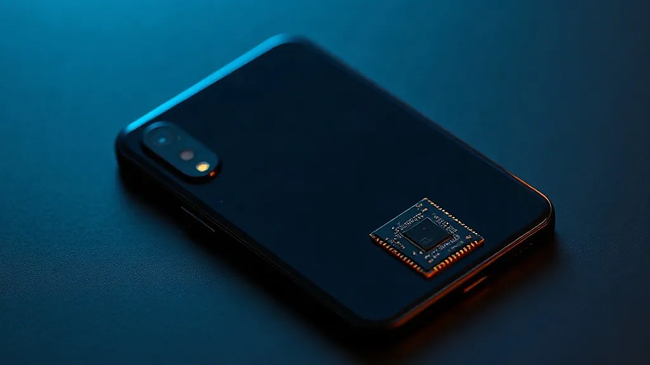Snapdragon 8 Elite Extreme Gen 6'yı taşıyacak amiral gemisi telefonun kamera adası ve yanındaki çip (Temsili görsel)