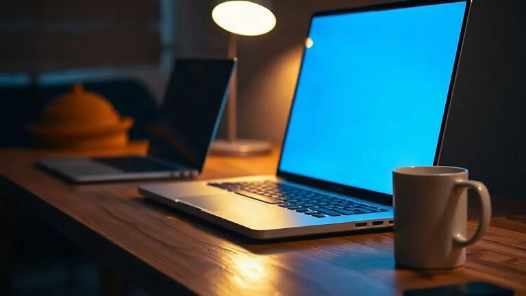 Ekranı maviye dönen dizüstü bilgisayar; Windows 11 güncelleme hataları böyle anlarda ortaya çıkıyor. (Temsili görsel)