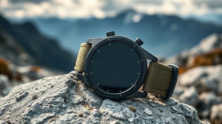 Titanyum çerçeveli Garmin Enduro 4, zeytin yeşili naylon kordonuyla kayalık bir patikada (Temsili görsel)