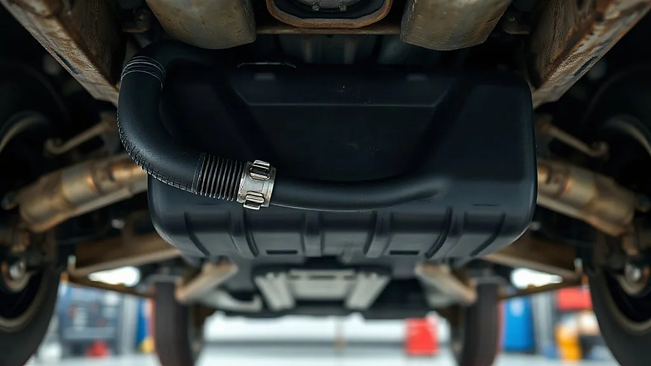Land Cruiser geri çağırma nedenine konu olan yakıt deposu ve hortum bağlantısı (Temsili görsel)