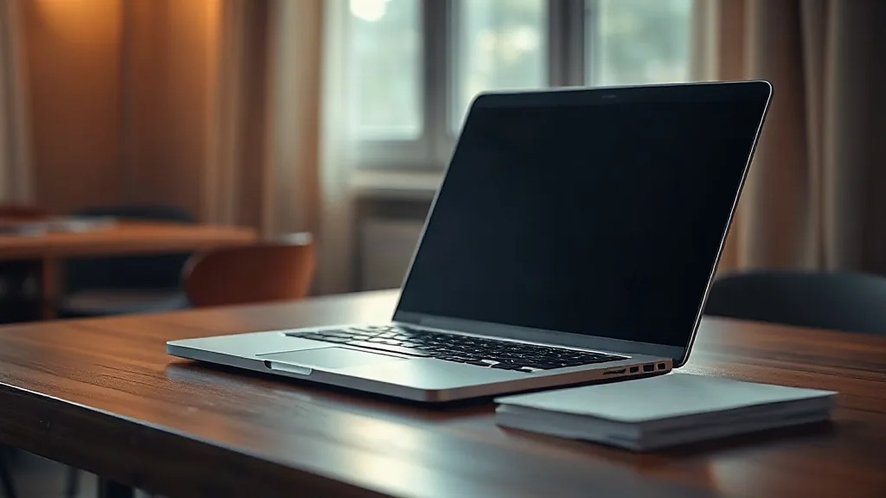 Microsoft Publisher kaldırıldıktan sonra .pub dosyalarını taşımayı simgeleyen dizüstü bilgisayar ve kağıt destesi (Temsili görsel)