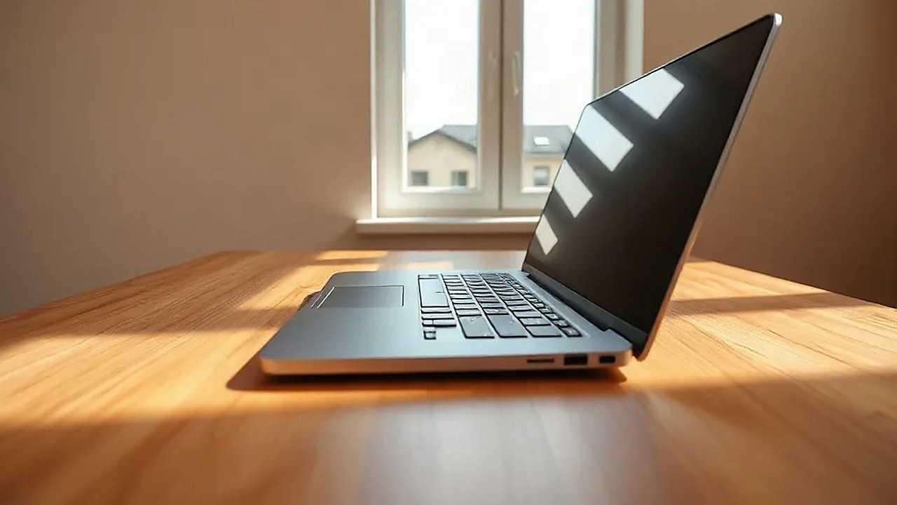 Windows 11 yeniden başlat öncesi açık dizüstü bilgisayarın klavyesi ve dokunmatik yüzeyi, ekran kadraj dışında (Temsili görsel)